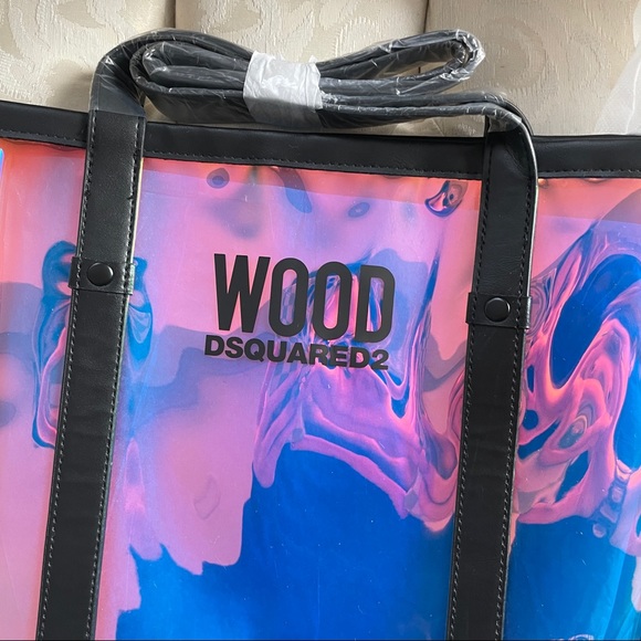 wood by DSQUARED2 TOTE BAG metallique - Picture 3 of 4